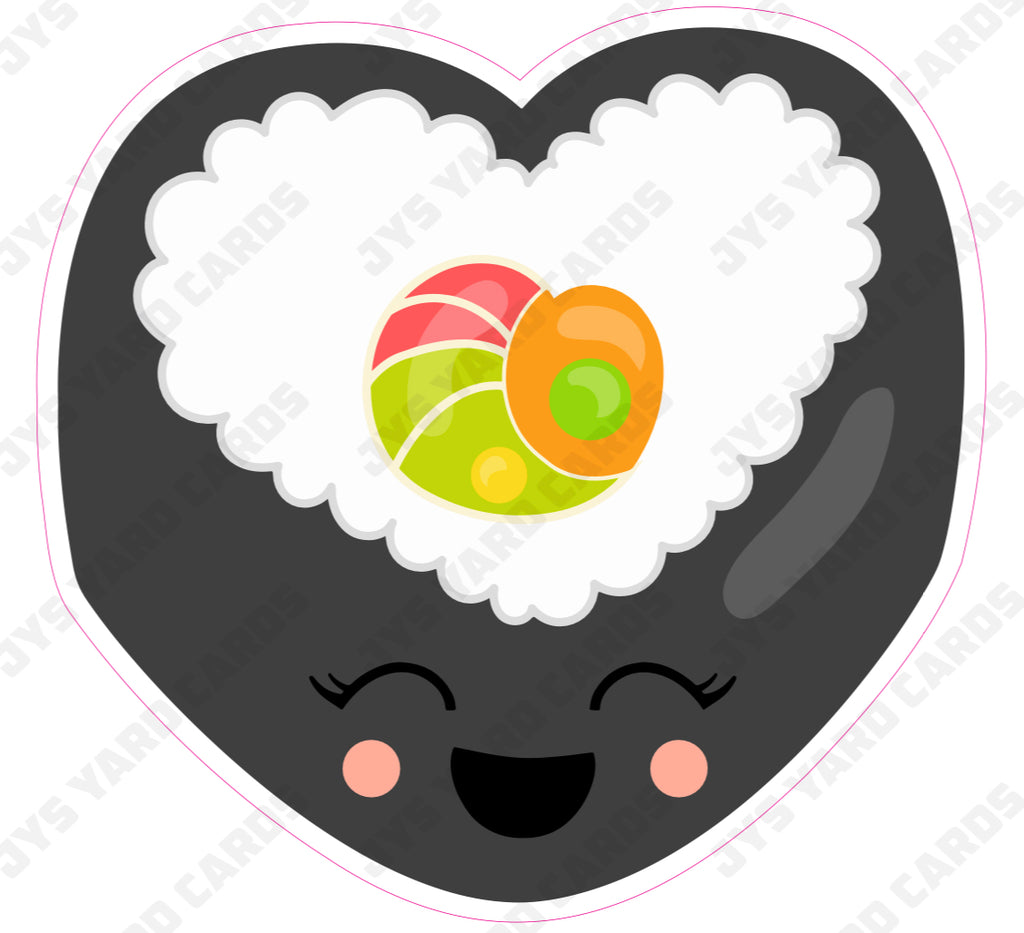 HEART SUSHI - Yard Card Signs by JYS International