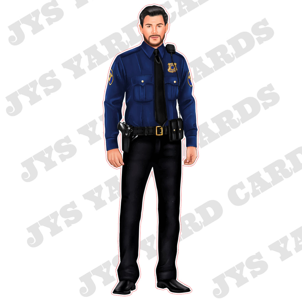 LIGHT POLICEMAN - Yard Card Signs by JYS International