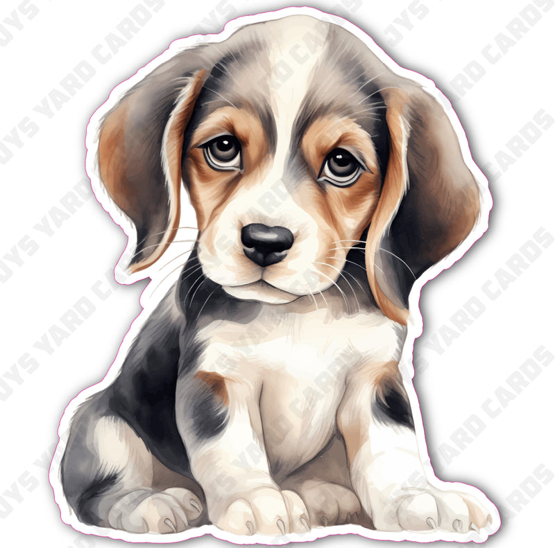 CUTE PUPPY: BEAGLE 2 - Yard Card Signs by JYS International