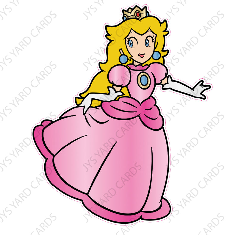 PRINCESS PEACH 1 - Yard Card Signs by JYS International