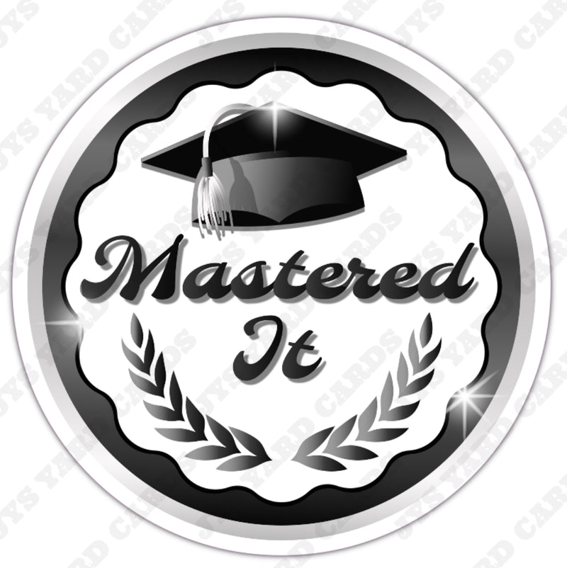 MASTERED IT - Yard Card Signs by JYS International