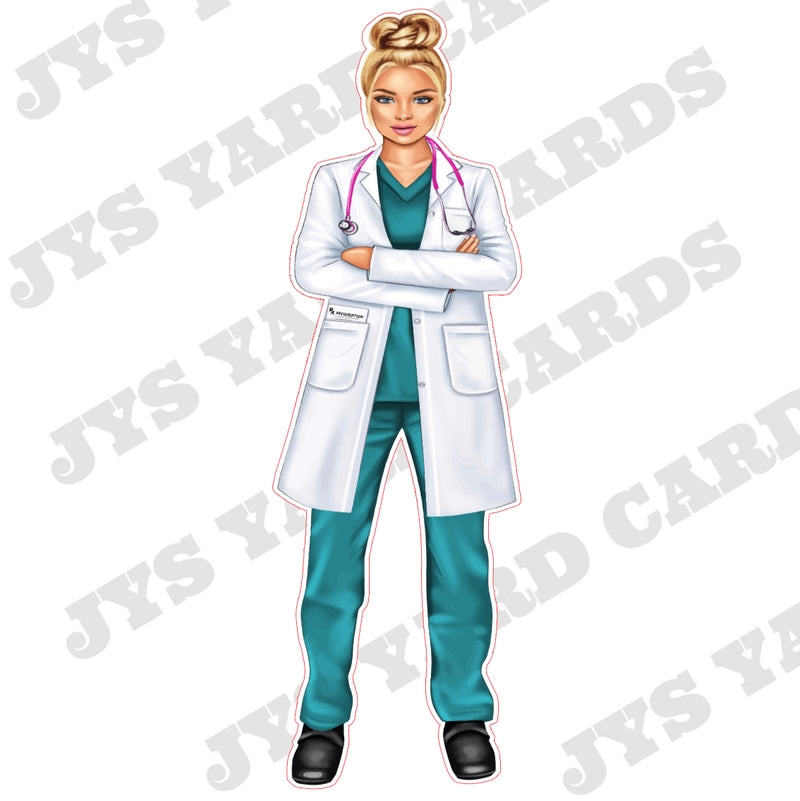 LIGHT WOMAN: DOCTOR - Yard Card Signs by JYS International