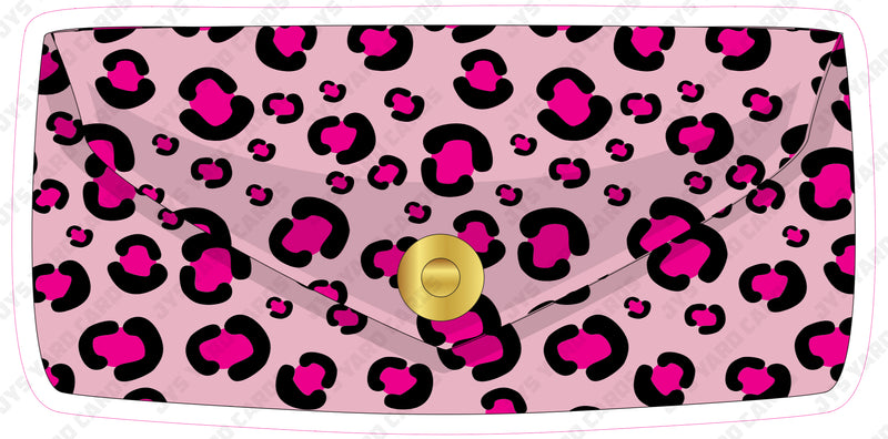 PINK LEOPARD: CLUTCH - Yard Card Signs by JYS International