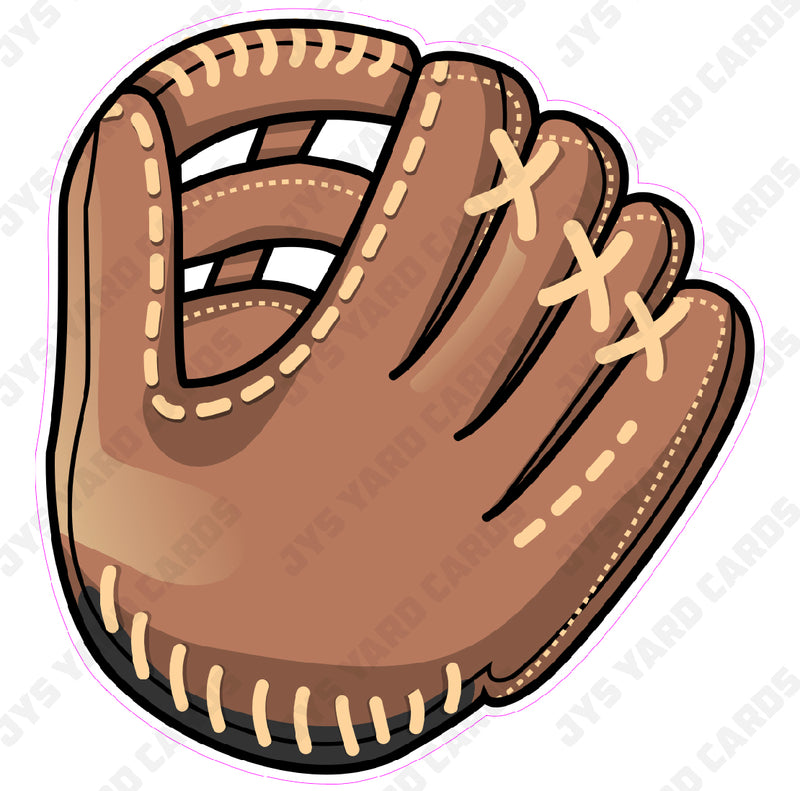 BASEBALL GLOVES - Yard Card Signs by JYS International