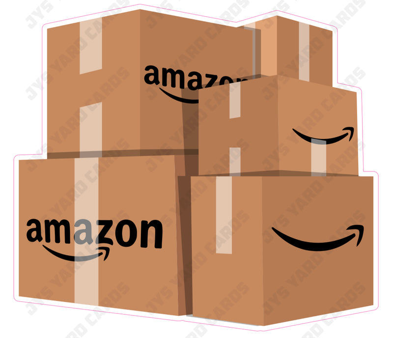 AMAZON BOXES - Yard Card Signs by JYS International