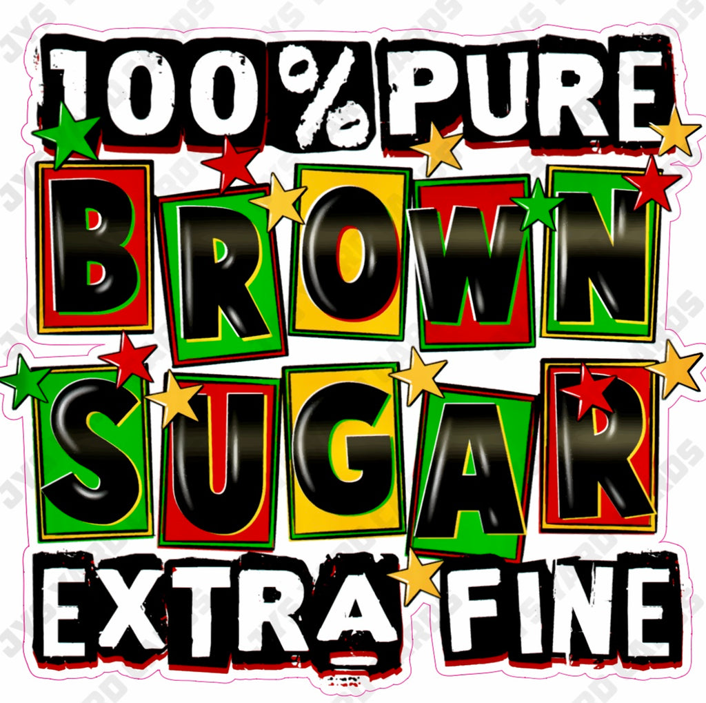 PURE BROWN SUGAR - Yard Card Signs by JYS International