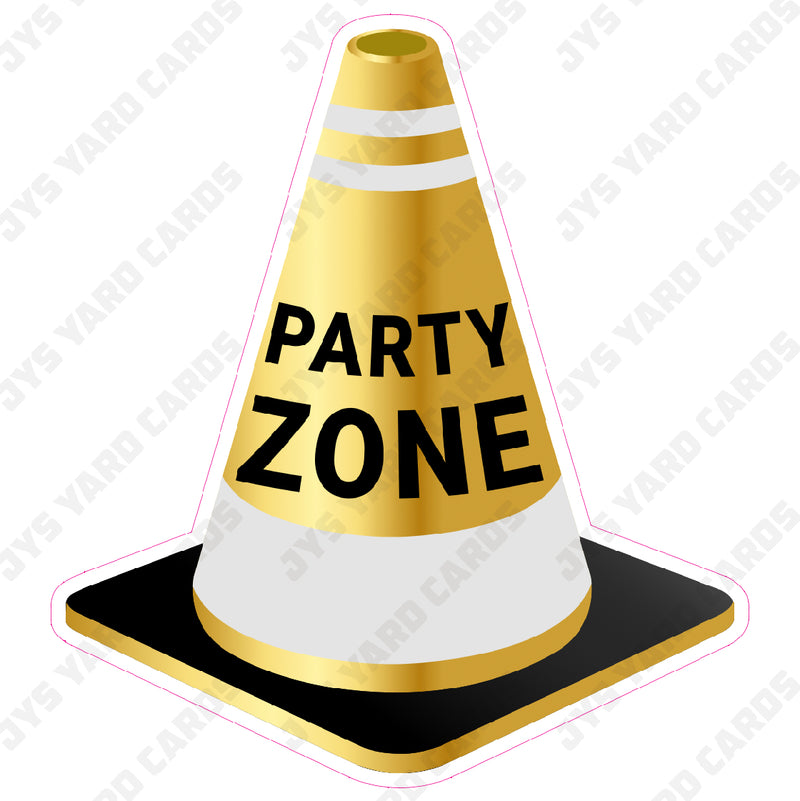 PARTY ZONE - Yard Card Signs by JYS International