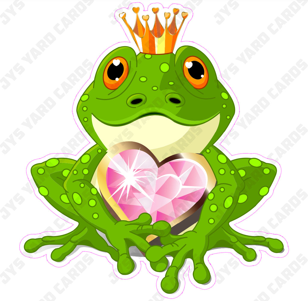 FROG PRINCESS - Yard Card Signs by JYS International