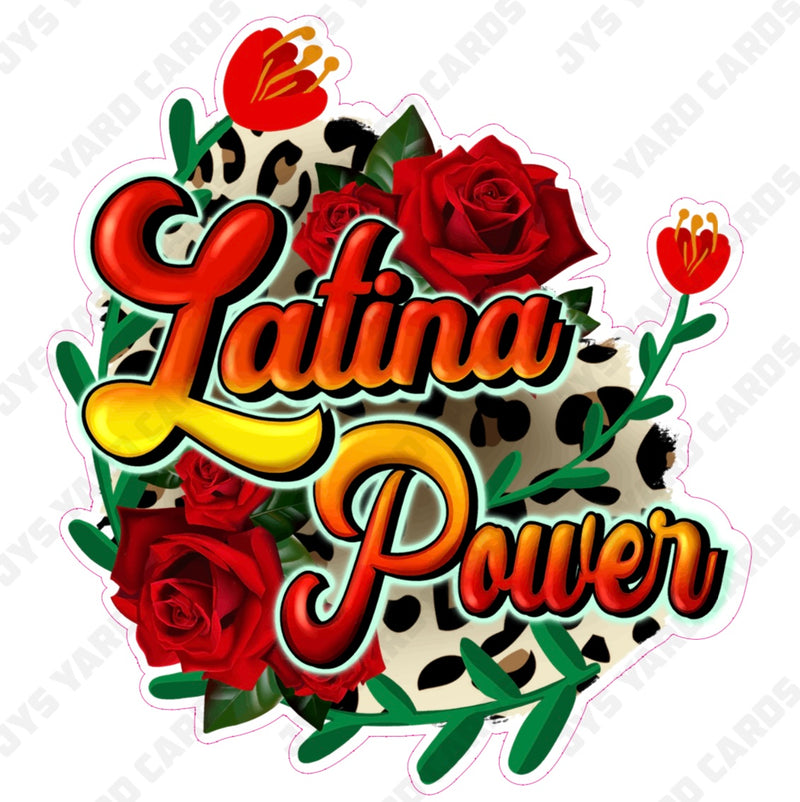 LATINA POWER - Yard Card Signs by JYS International