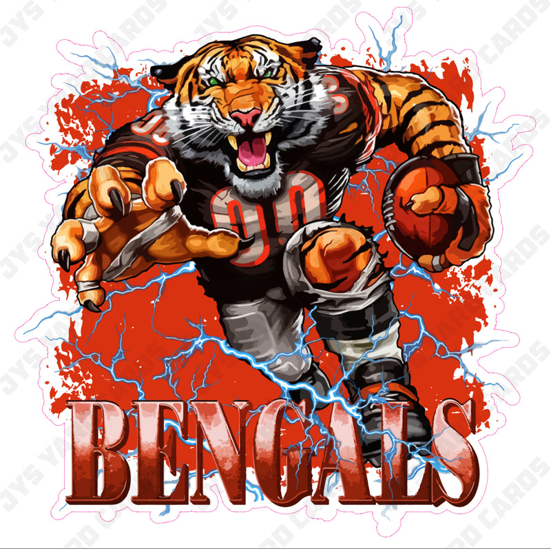 BENGALS MASCOT - Yard Card Signs by JYS International