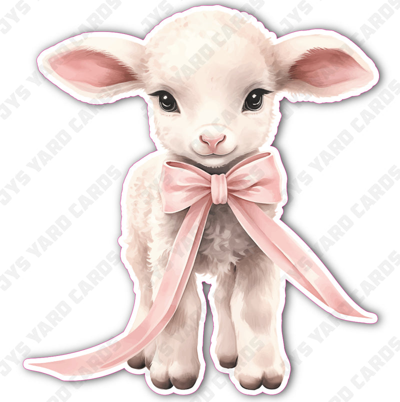 EASTER LAMB 6 - Yard Card Signs by JYS International