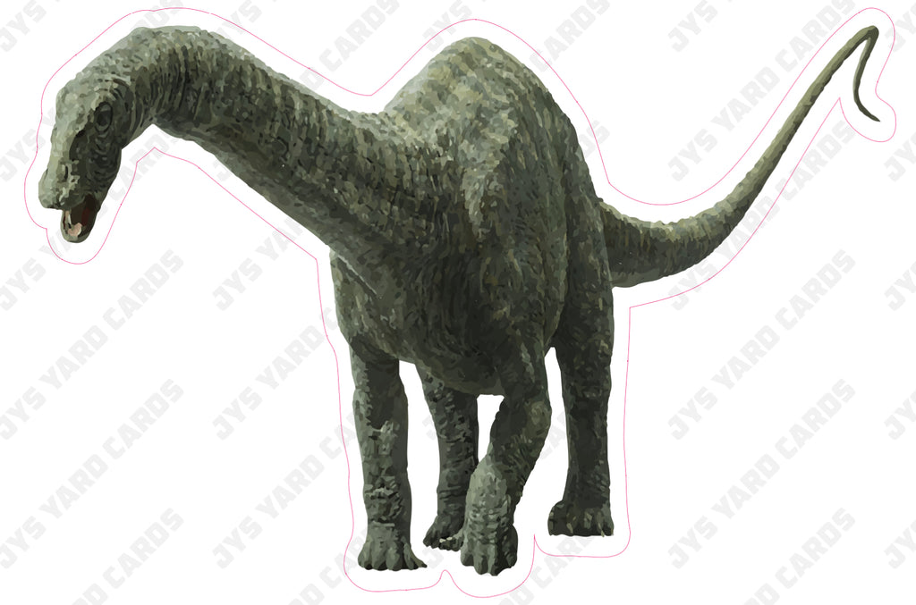 DINOSAURS: BRACHIOASAUR - Yard Card Signs by JYS International