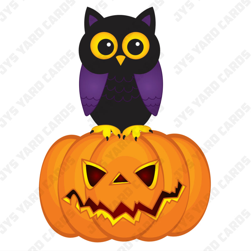 WITCH PUMPKIN BOO - Yard Card Signs by JYS International