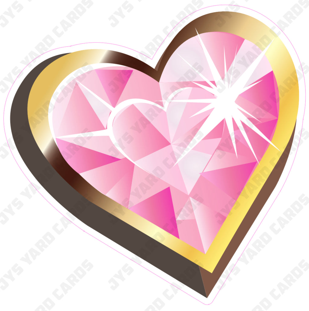 HEART BRILLIANT - Yard Card Signs by JYS International