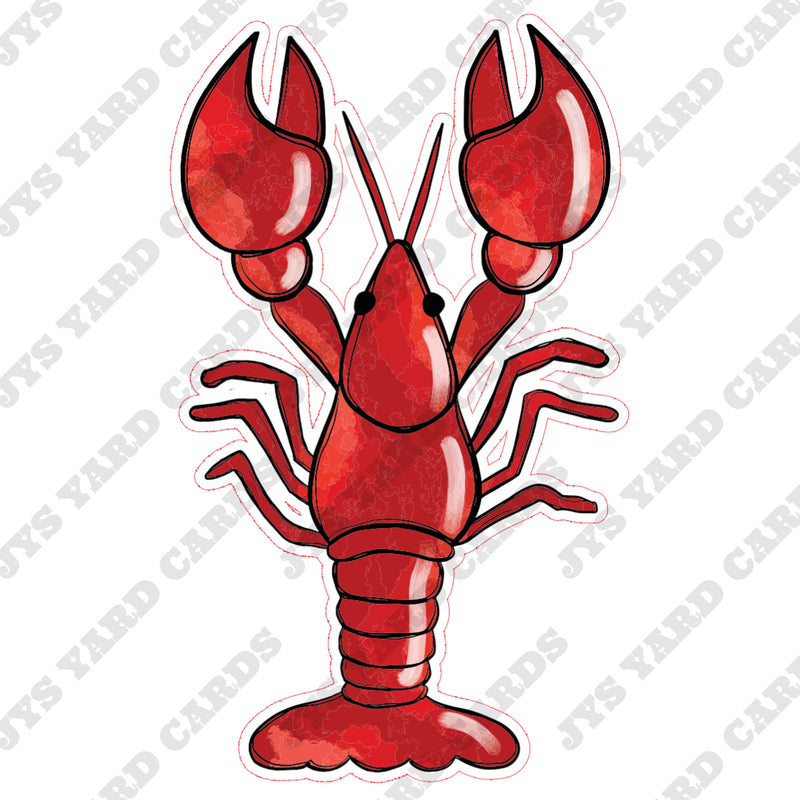 CRAWFISH - Yard Card Signs by JYS International