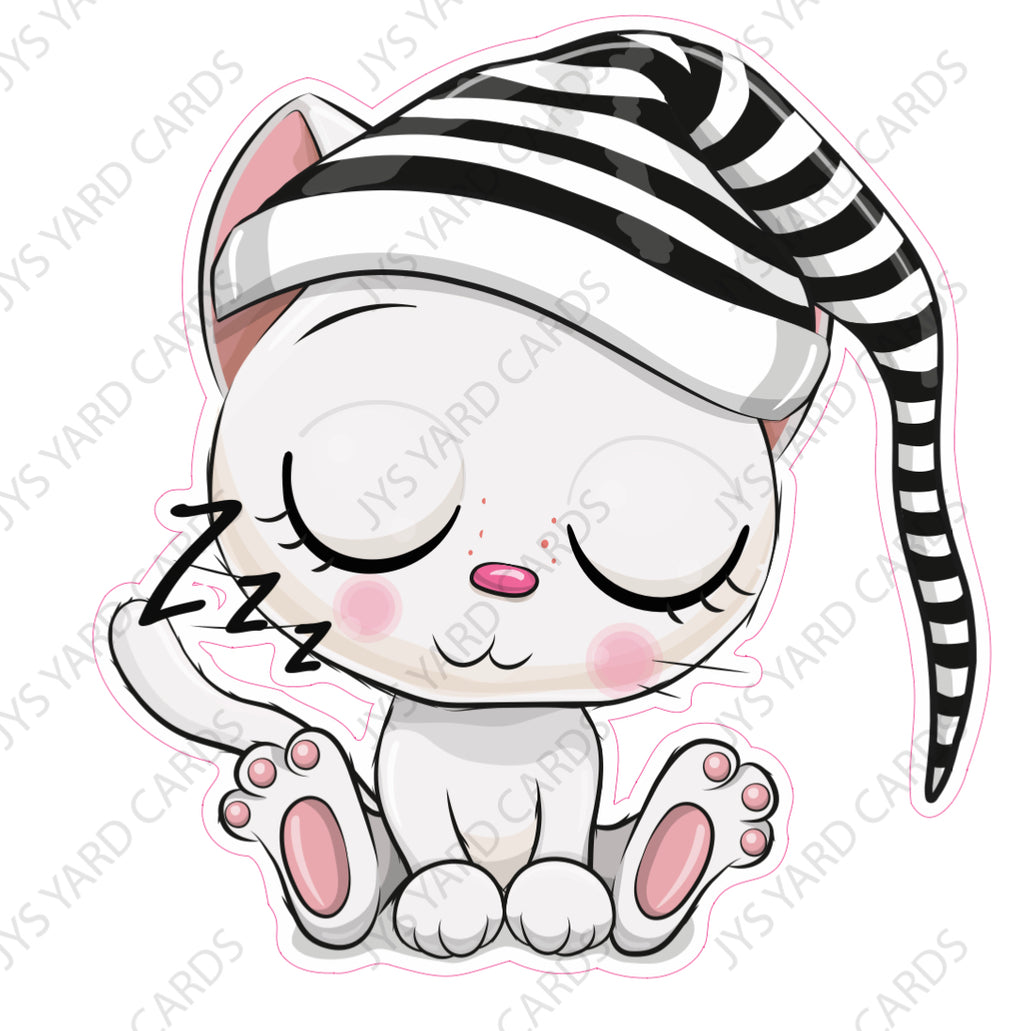 CUTE CATS 4 - Yard Card Signs by JYS International