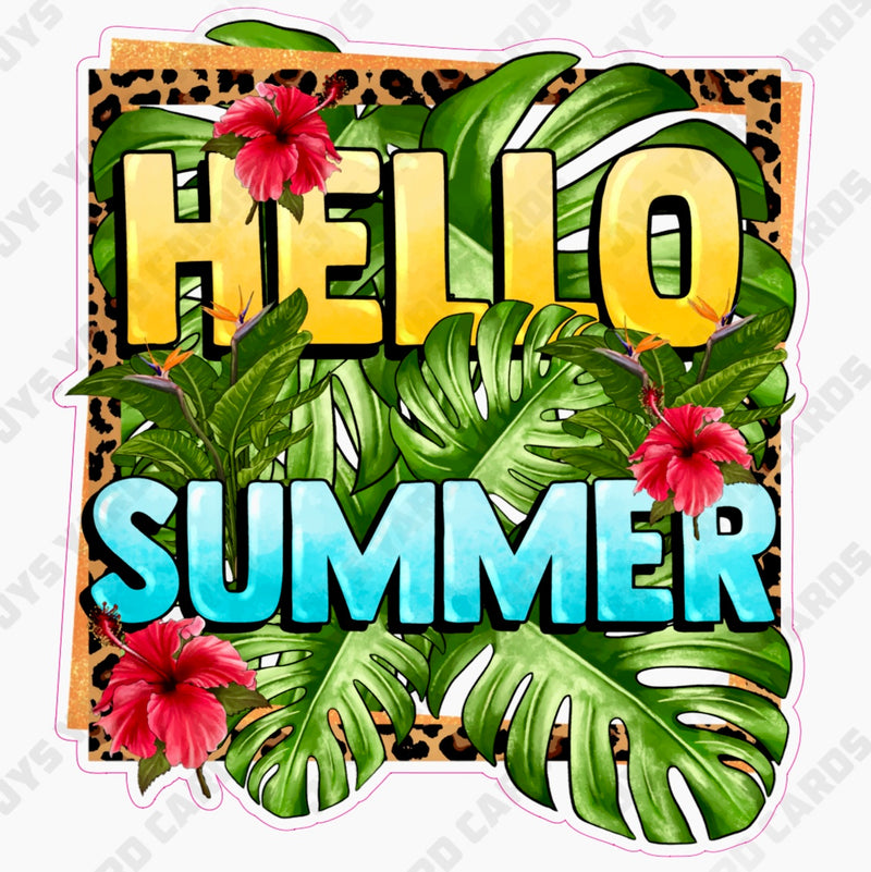 HELLO SUMMER 2 - Yard Card Signs by JYS International