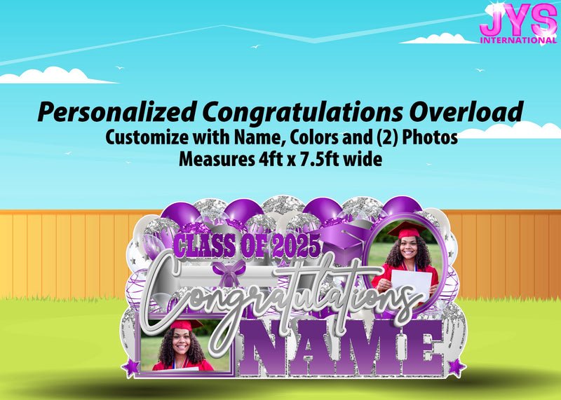 PERSONALIZED GRAD EZ FOLD: 2 SIZE OPTIONS