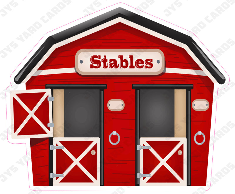 STABLES - Yard Card Signs by JYS International