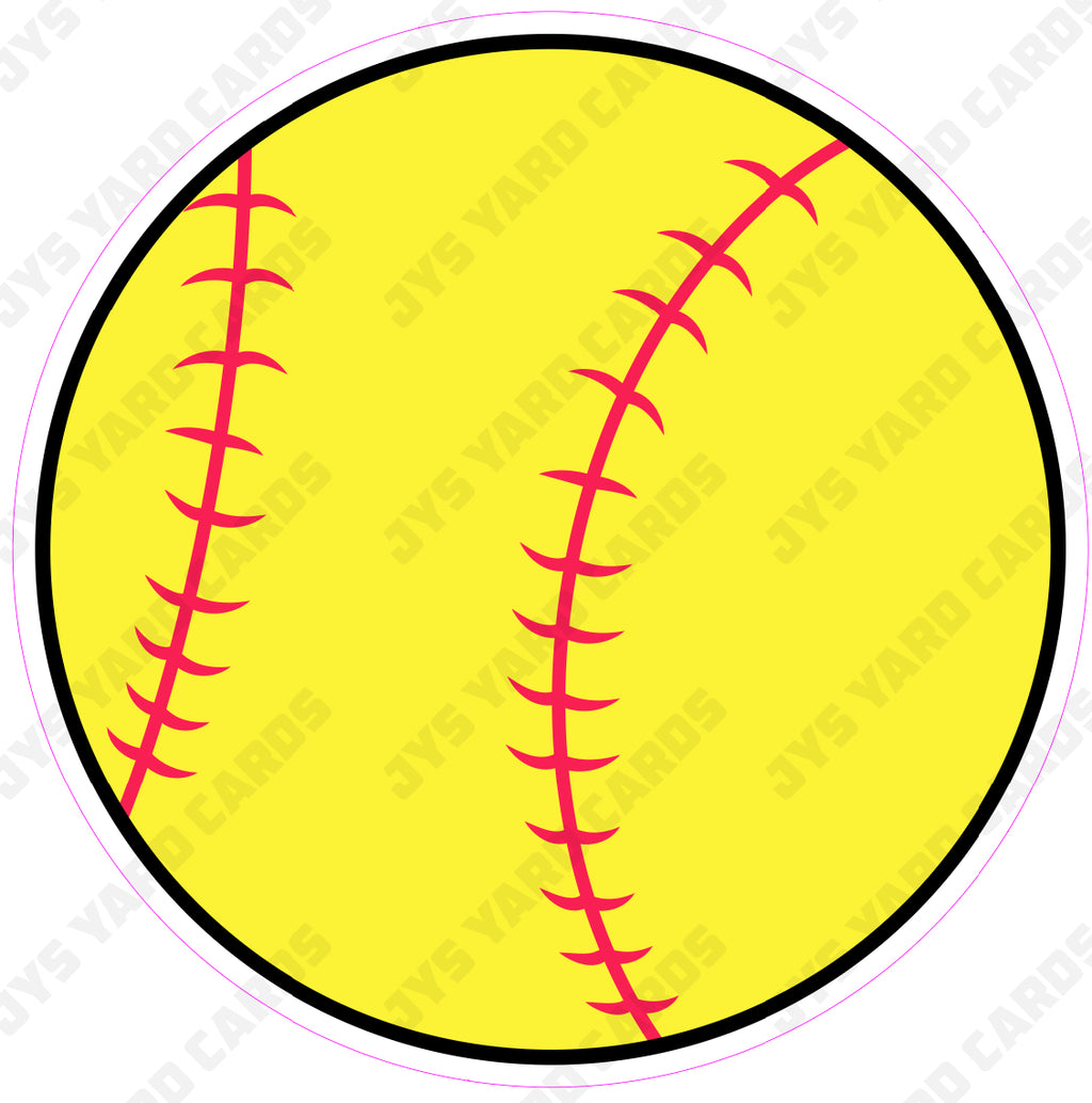 SOFTBALL - Yard Card Signs by JYS International