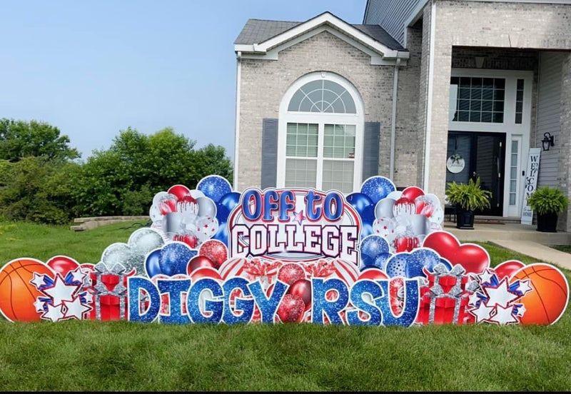 OFF TO COLLEGE 1 - Yard Card Signs by JYS International