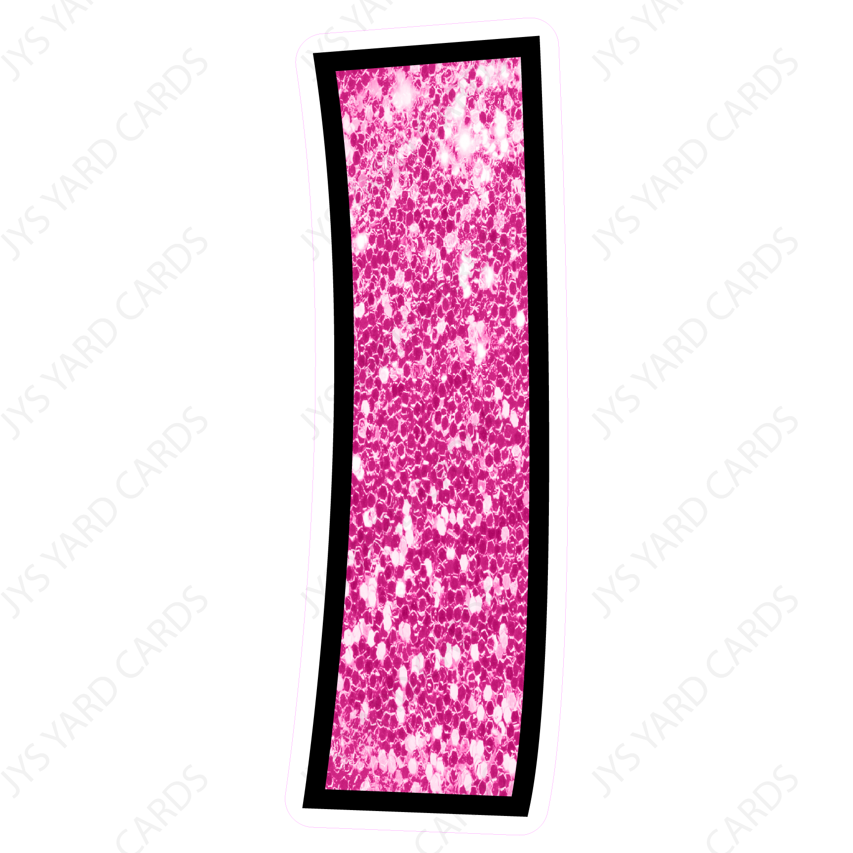 Single Letters: 23” Bouncy Glitter Pink – JYS Party Decor