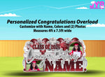 PERSONALIZED GRAD EZ FOLD: 2 SIZE OPTIONS - Yard Card Signs by JYS International