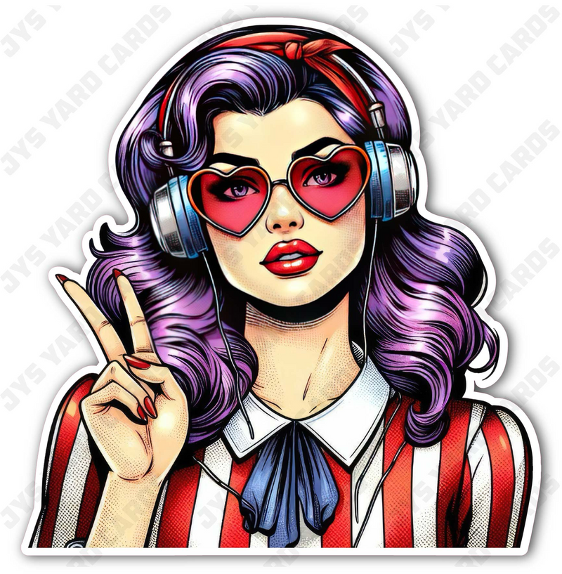 RETRO CUTIES 11 - Yard Card Signs by JYS International