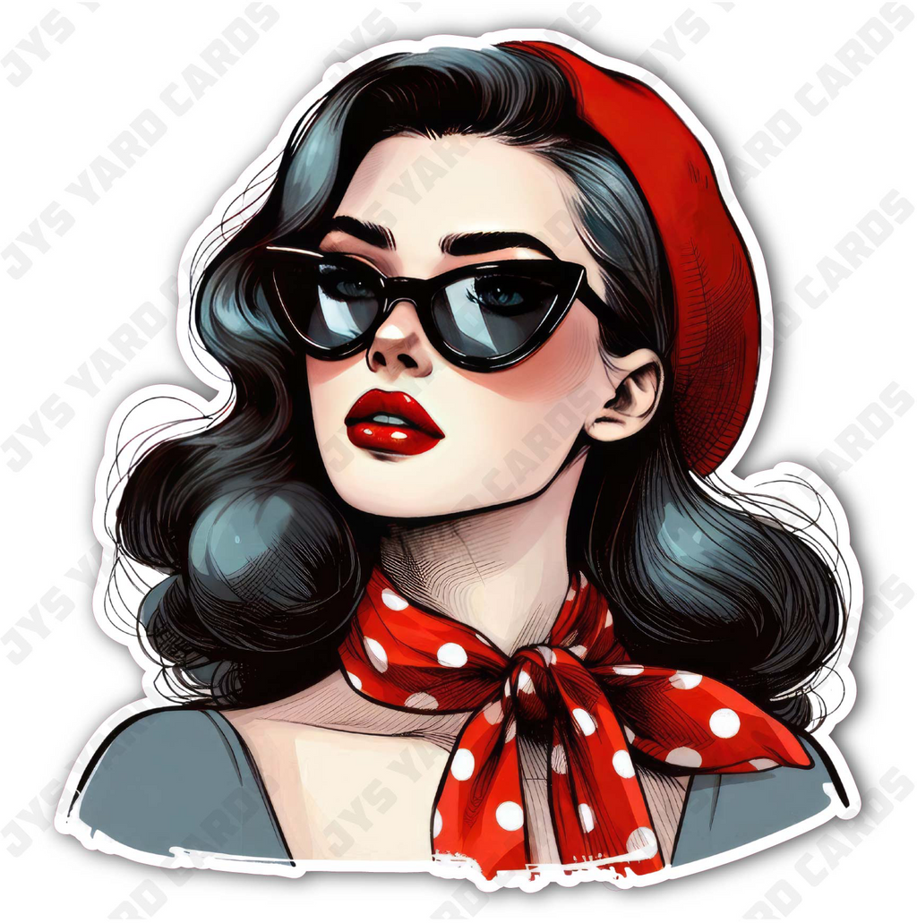 RETRO CUTIES 7 - Yard Card Signs by JYS International