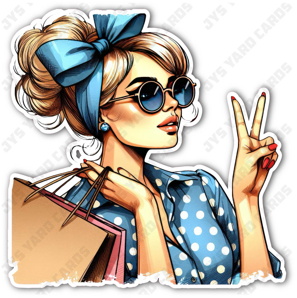 RETRO CUTIES 3 - Yard Card Signs by JYS International