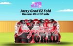 JAZZY GRAD EZ FOLD - Yard Card Signs by JYS International