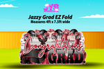 JAZZY GRAD EZ FOLD - Yard Card Signs by JYS International