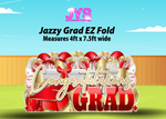 JAZZY GRAD EZ FOLD - Yard Card Signs by JYS International