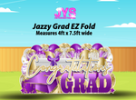 JAZZY GRAD EZ FOLD - Yard Card Signs by JYS International