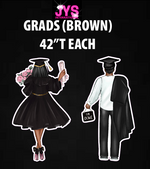 HIGH SCHOOL/COLLEGE GRADS: HALF SHEET - Yard Card Signs by JYS International