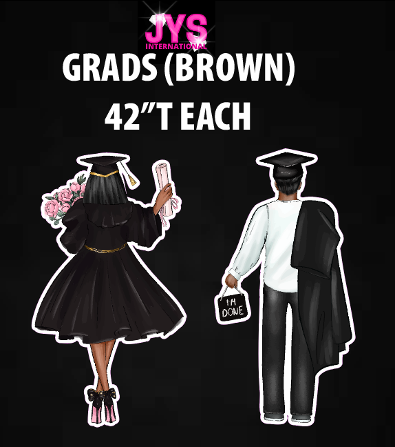 HIGH SCHOOL/COLLEGE GRADS: HALF SHEET - Yard Card Signs by JYS International