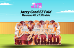 JAZZY GRAD EZ FOLD - Yard Card Signs by JYS International