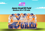 JAZZY GRAD EZ FOLD - Yard Card Signs by JYS International