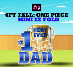 BEST EVER DAD: HALF SHEET - Yard Card Signs by JYS International