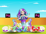 JYS MERMAID CUTIE: 5FT TALL - Yard Card Signs by JYS International