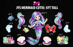 JYS MERMAID CUTIE: 5FT TALL - Yard Card Signs by JYS International