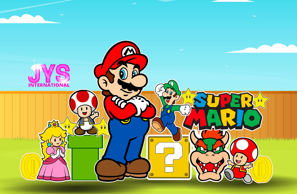 SUPERSIZED MARIO: 5FT TALL - Yard Card Signs by JYS International