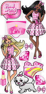 JYS DOLL CUTIE (5FT TALL): DOUBLE PACK - Yard Card Signs by JYS International