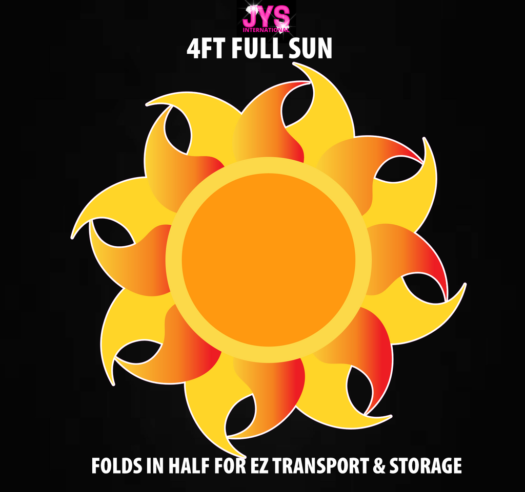 4FT FULL SUN: HALF SHEET - Yard Card Signs by JYS International