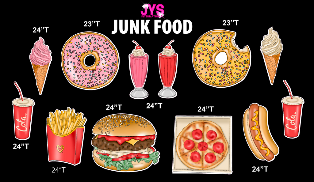 JUNK FOOD - Yard Card Signs by JYS International