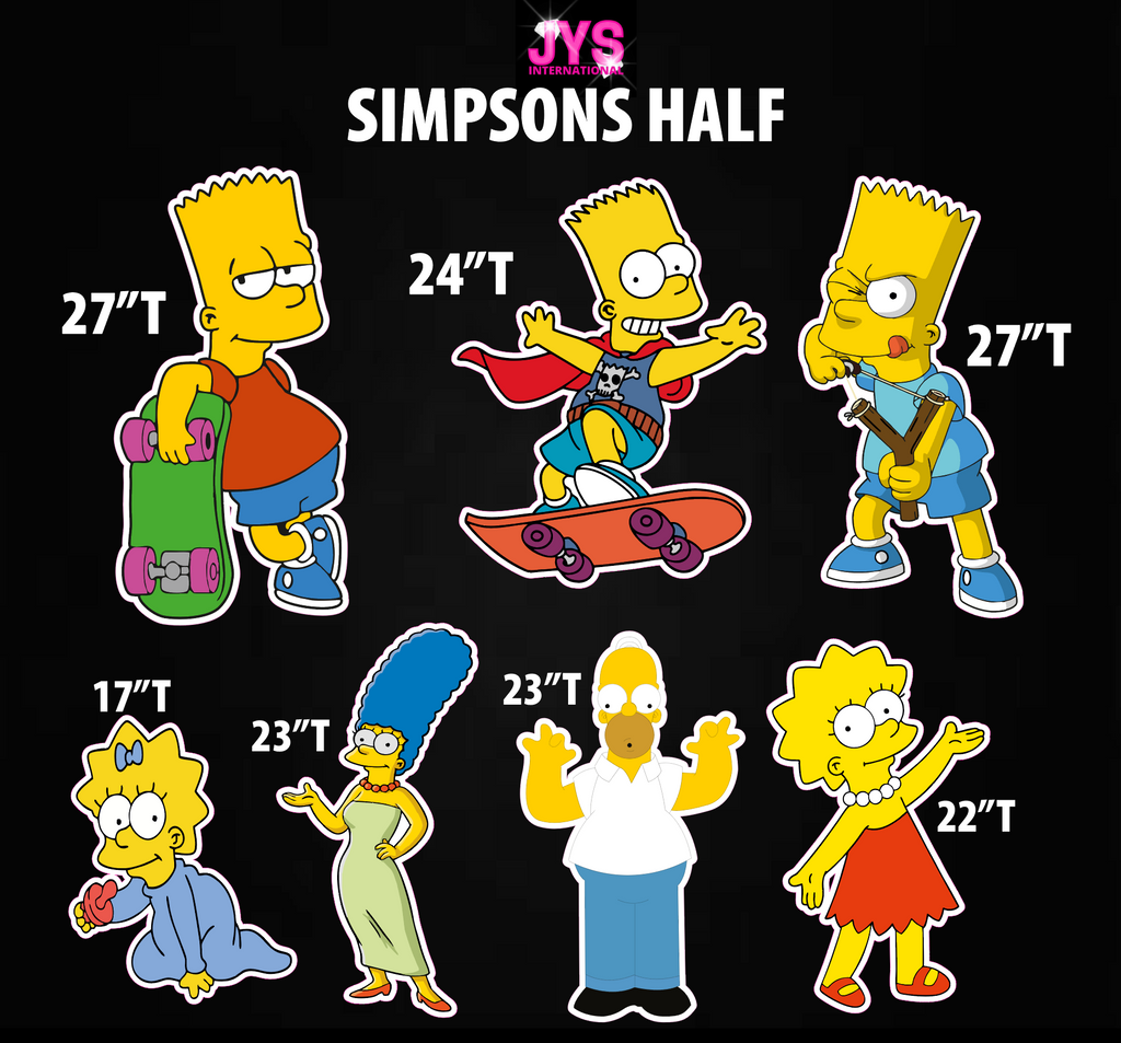 SIMPSONS: HALF SHEET - Yard Card Signs by JYS International