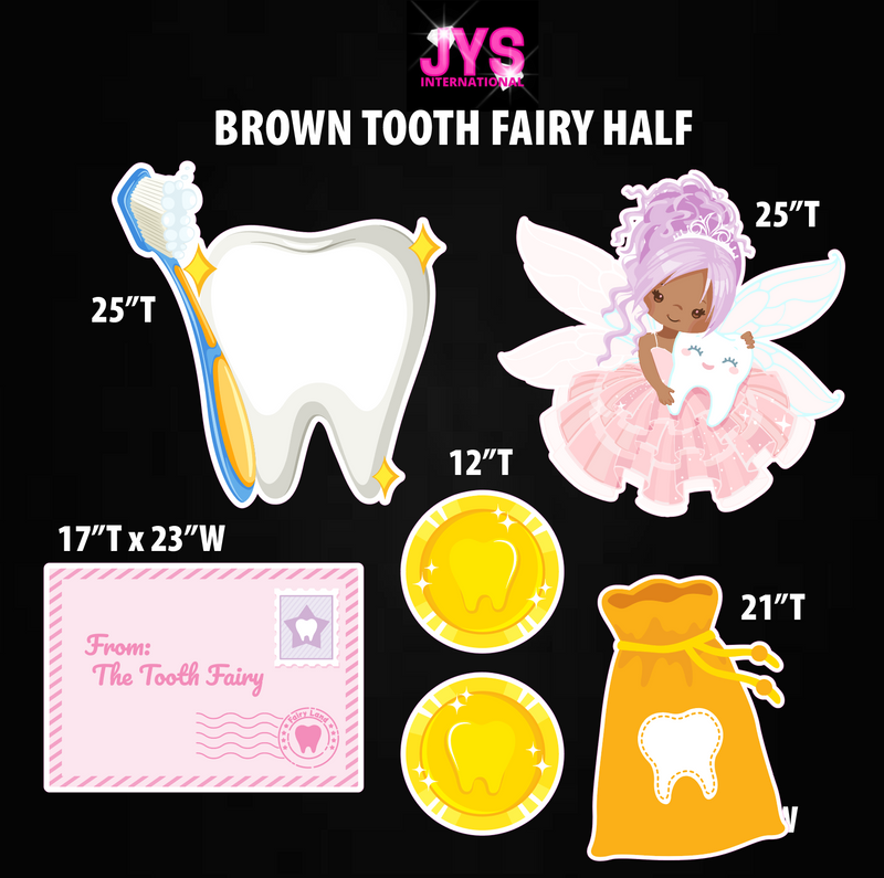 TOOTH FAIRY: HALF SHEET - Yard Card Signs by JYS International