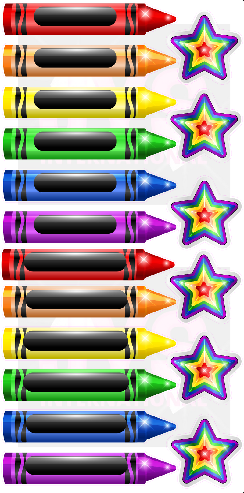 CRAYON PROPS (OPTIONS) - Yard Card Signs by JYS International