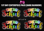 1st DAY OF SCHOOL CENTERPIECE PACK - Yard Card Signs by JYS International