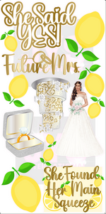 MAIN SQUEEZE (LEMONS) BRIDAL QUICK SET - Yard Card Signs by JYS International